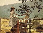 Winslow Homer On the ladder Spain oil painting artist